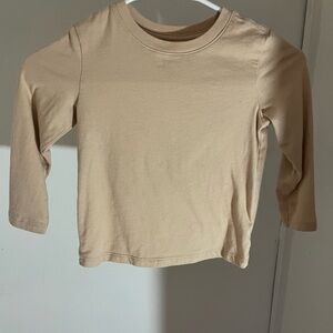 Cat & Jack Beige Long Sleeve Tee